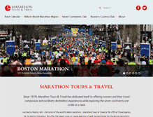 Tablet Screenshot of marathontours.com